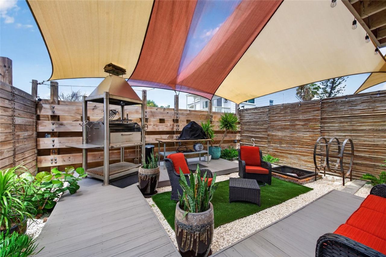 Photo 11 of 20: Outdoor Kitchen, Pizza Oven, Sitting Area, Firepit