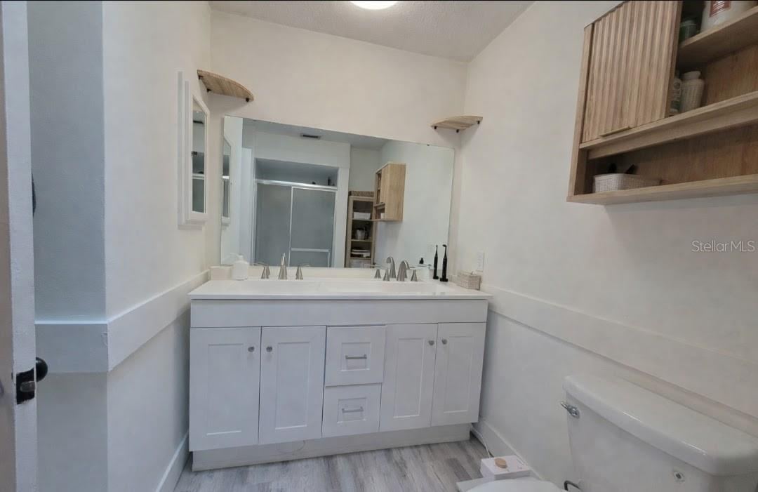 Photo 13 of 20: masterbath with walk in shower and new vanitys
