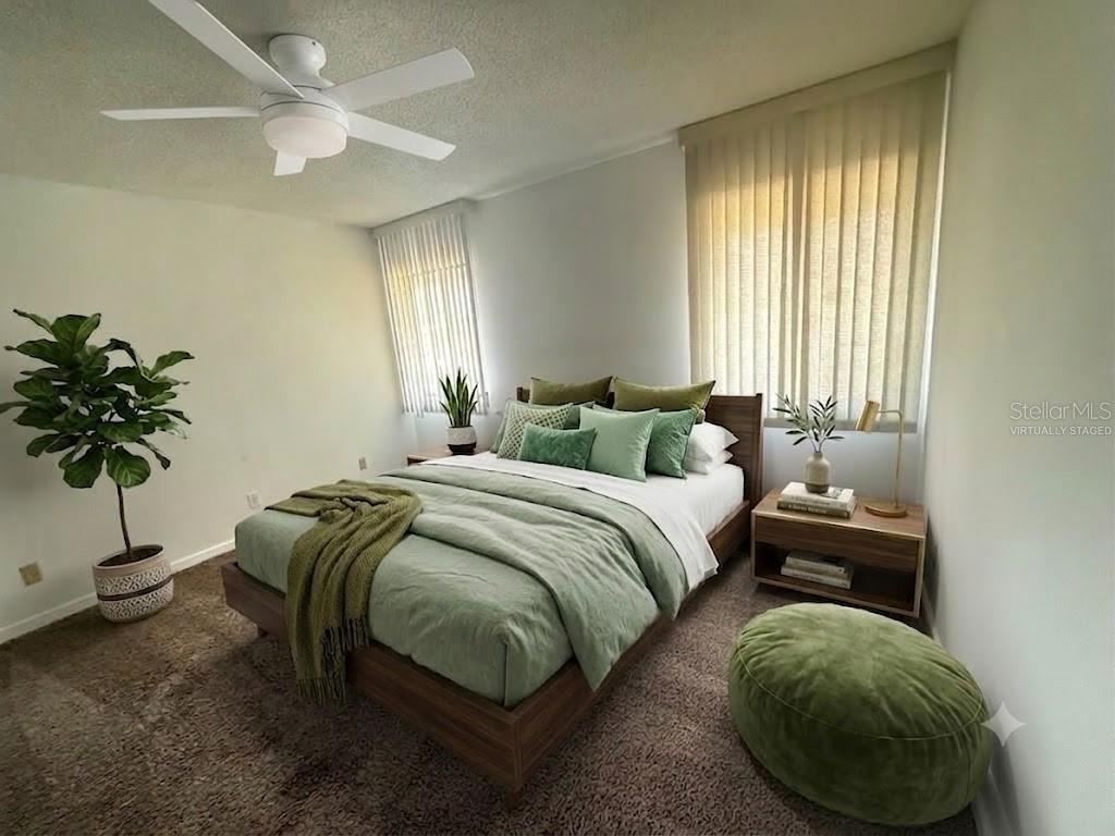 Photo 14 of 20: VIRTUALLY STAGED GUEST BEDROOM WITH NEW FAN/LIGHT