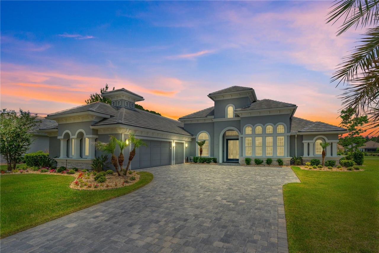 Photo 3 of 20: Paver DrivewayTwilight