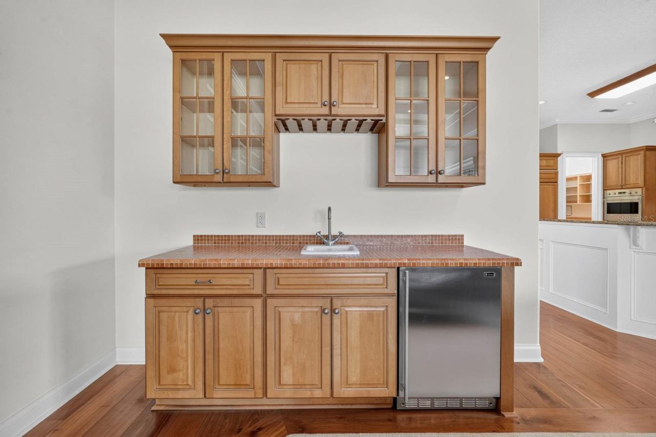 Photo 20 of 20: A dedicated beverage center keeps refreshments close at hand and entertaining effortless.