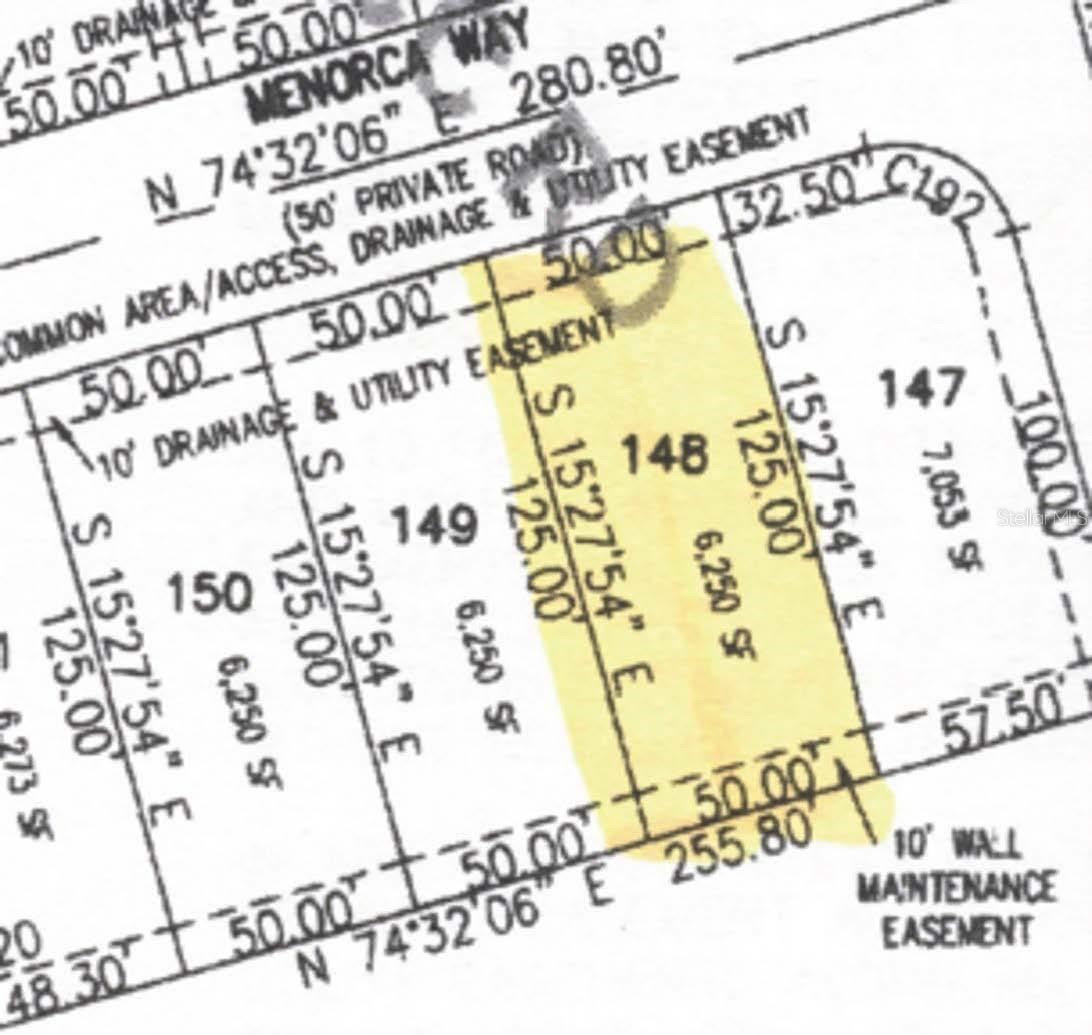 Photo 3 of 20: Tax Map of Subject Lot