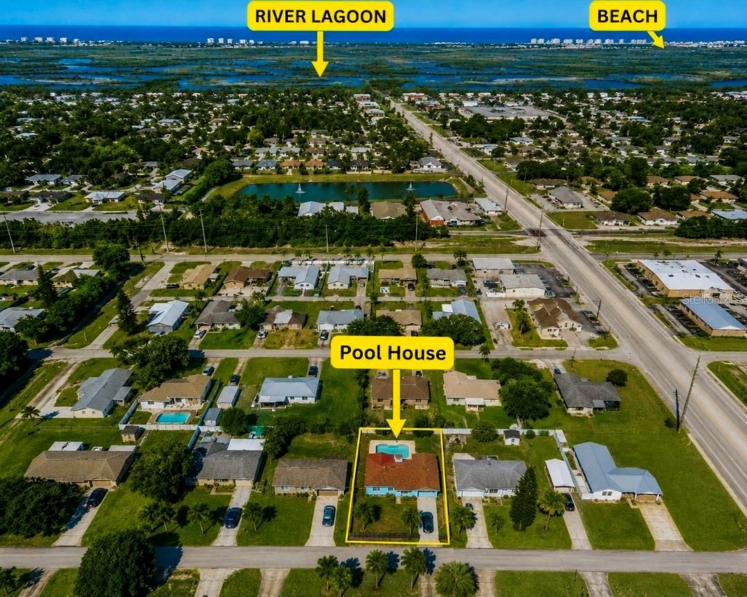 Photo 3 of 20: The lagoon is 3 mins away New Smyrna Beach.under 10 minutes. Location A1