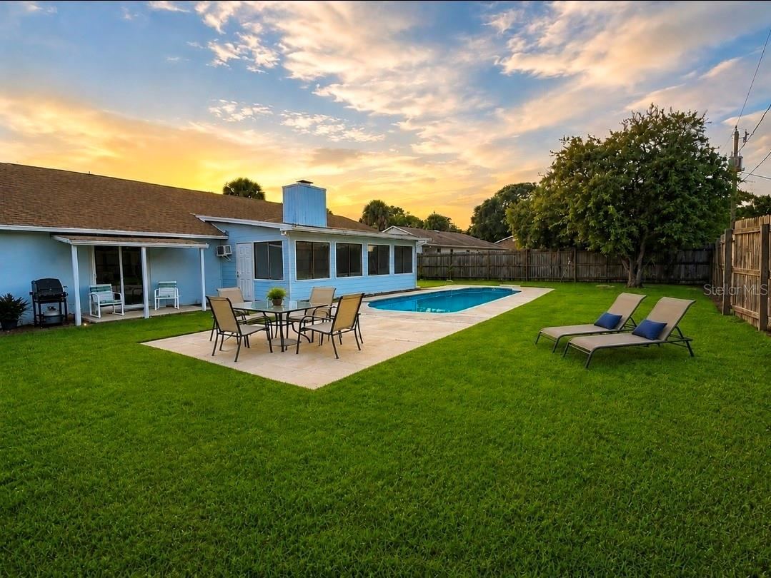 Photo 4 of 20: Fenced backyard yard for privacy and pets. Poolto enjoy yourselves.