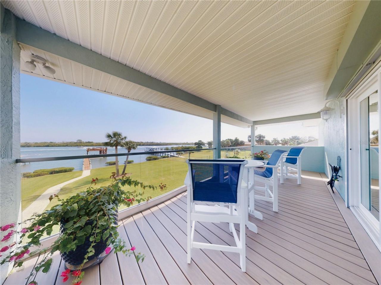 Photo 4 of 20: Riverfront Balcony off Primary Bedroom