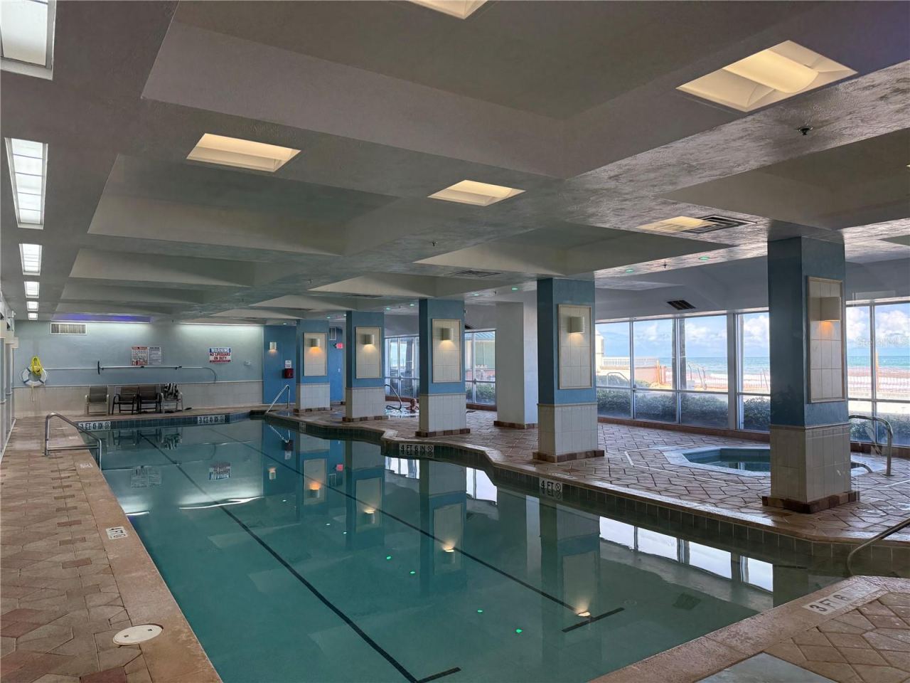 Photo 17 of 18: Indoor pool and jacuzzi with ocean views