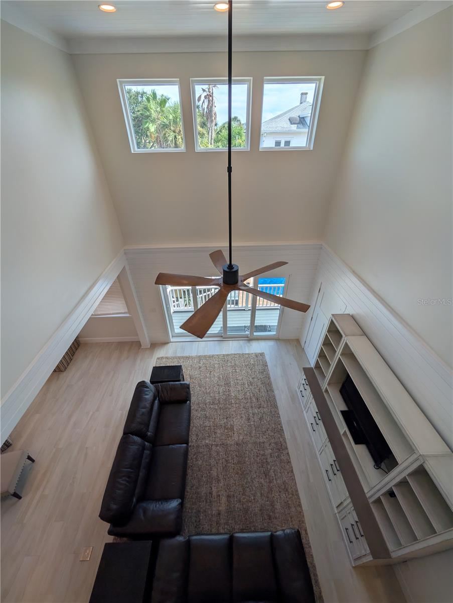 Photo 16 of 20: Main House...looking down at living room from 2nd floor