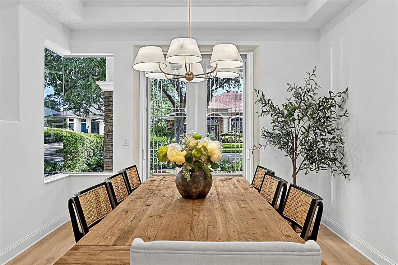 Photo 20 of 20: Formal Dining Room with French doors to front porch