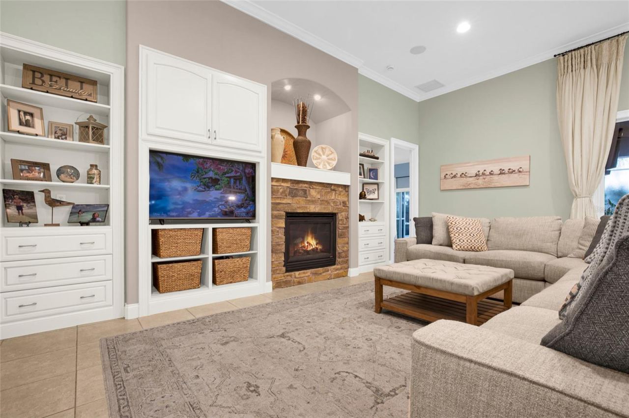 Photo 7 of 20: Family Room, Fireplace with Built-ins