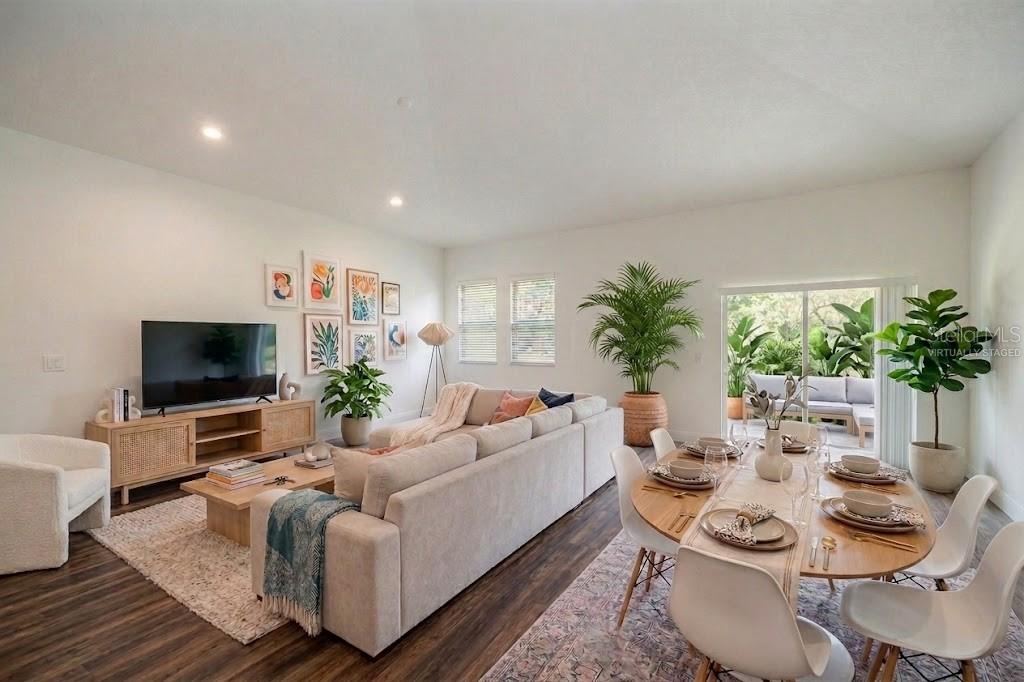 Photo 5 of 20: Virtually Staged Living/Dining Areas