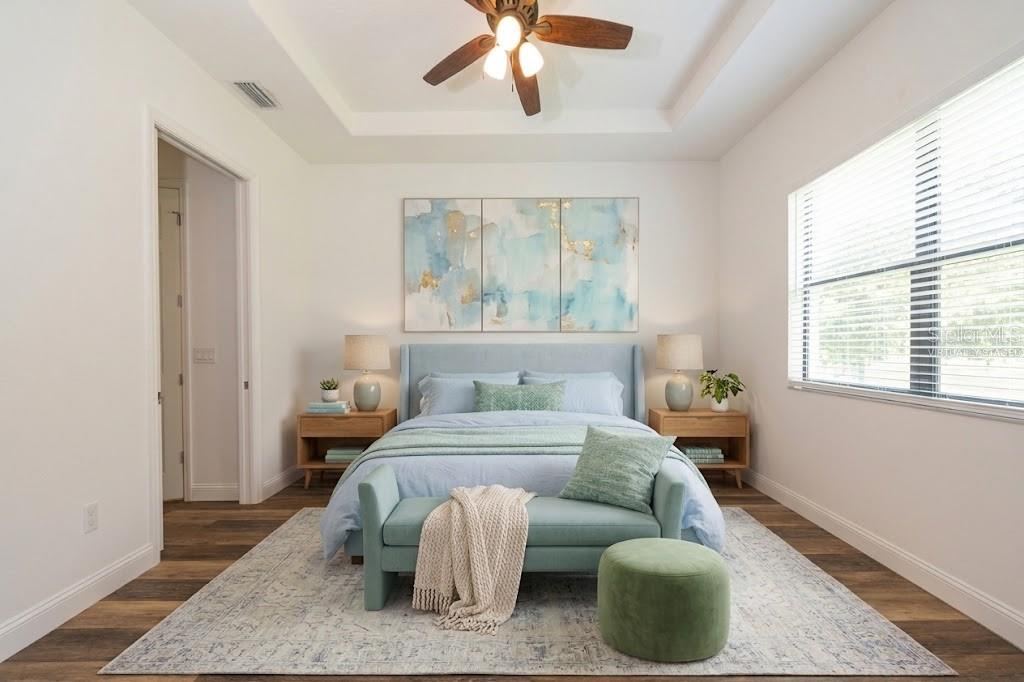 Photo 4 of 20: Virtually Staged Primary Bedroom